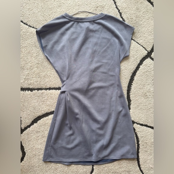 Cable & Gauge Blue Knotted Tie Waist Shift Dress - Picture 5 of 7